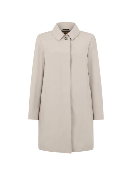  Moorer Collared Parka Coat - Neutrals 