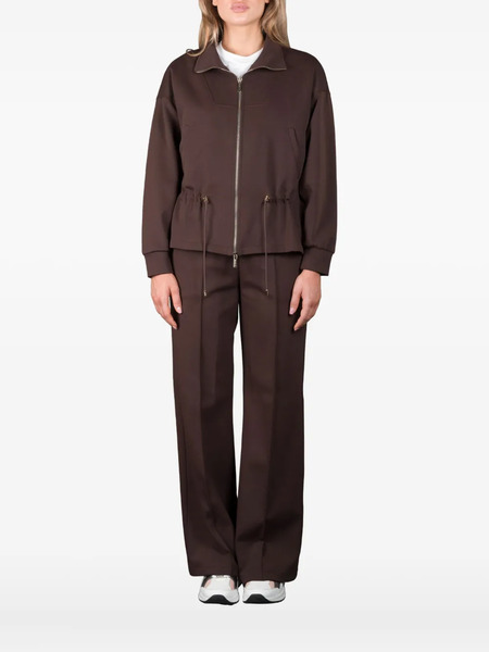  Moorer Derice-it Drawstring-detail Sweatshirt - Brown 