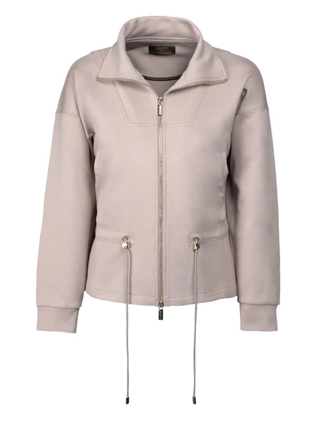  Moorer Derice Zip-up Sweatshirt - Neutrals 