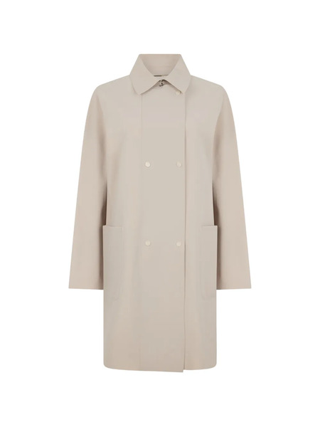  Moorer Double-breasted Pocket Coat - Neutrals 