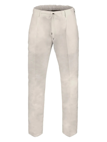  Moorer Drawstring Straight-leg Trousers - Neutrals 