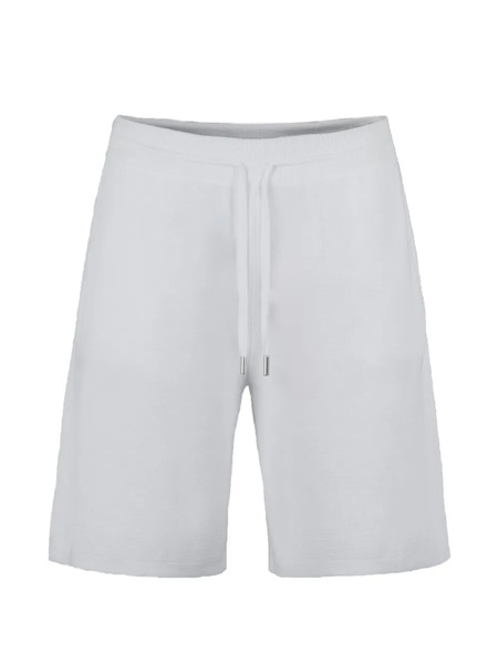  Moorer Drawstring Trim Shorts - White 