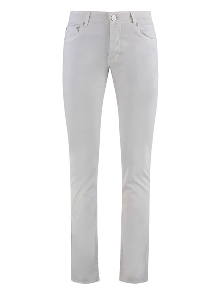  Moorer Five-pocket Trousers - White 