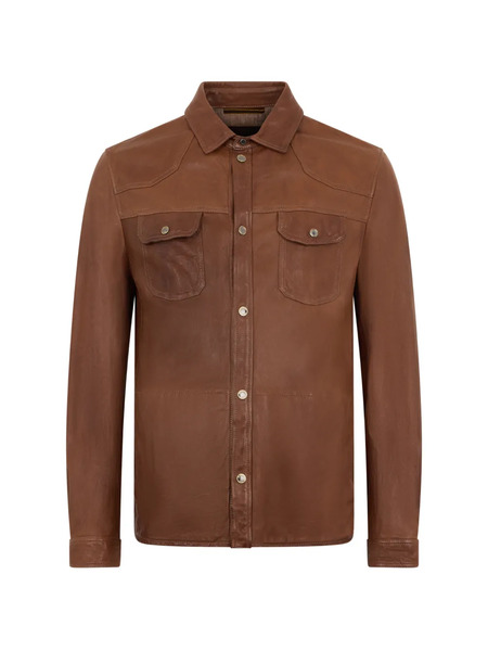  Moorer Flap-pocket Jacket - Brown 