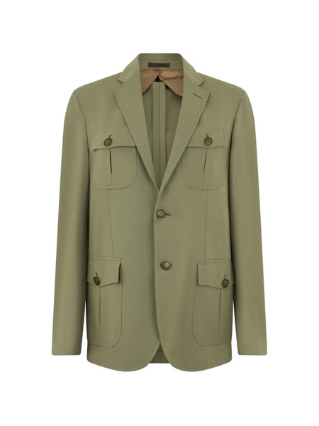  Moorer Flap-pocket Jacket - Green 