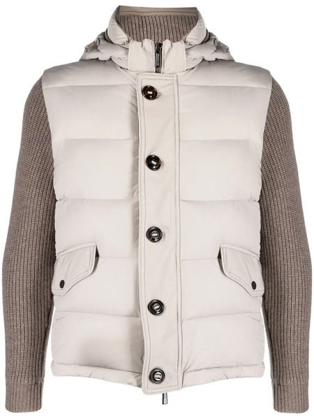  Moorer Foscolo-knm Jacket - Neutrals 