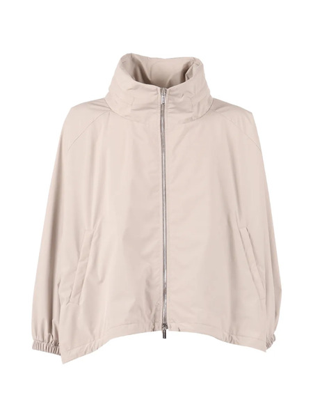  Moorer Funnel-neck Jacket - Neutrals 