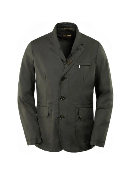  Moorer Ghiberti Notched-lapel Buttoned Blazer - Green 
