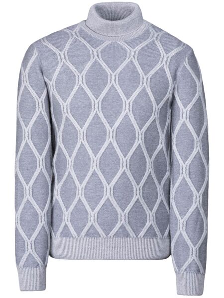  Moorer Gordon-wht Sweater - Grey 