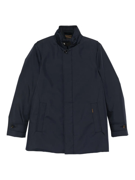  Moorer High-neck Buttoned Jacket - Blue 