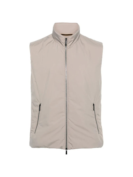  Moorer High-neck Gilet - Neutrals 