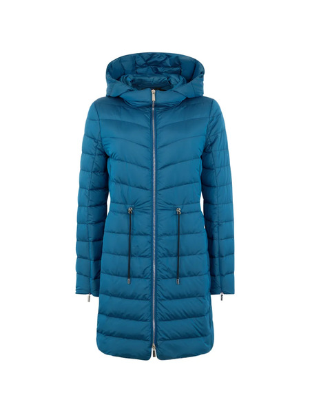  Moorer Hooded Coat - Blue 