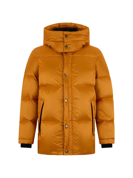  Moorer Hooded Down Jacket - Orange 