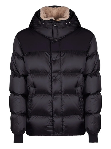  Moorer Hooded Puffer Jacket - Black 
