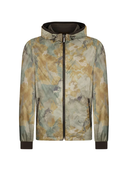  Moorer Hooded Zip-fastening Jacket - Neutrals 