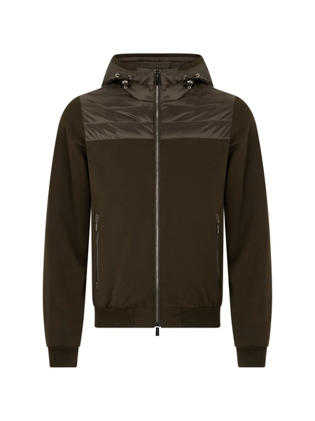  Moorer Hooded Zip Jacket - Green 