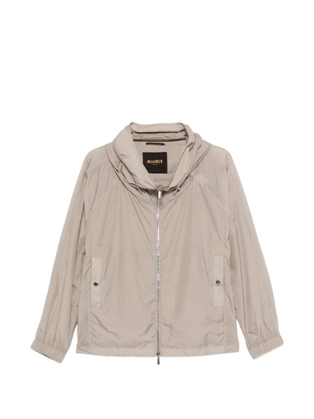  Moorer Hooded Zip Jacket - Neutrals 