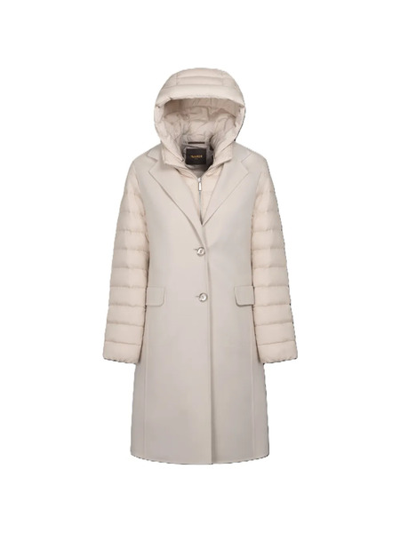 Moorer Jaya Hooded Coat - Neutrals 