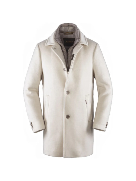  Moorer Jerod-y Button Coat - Neutrals 