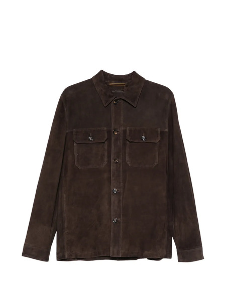  Moorer Leather Jacket - Brown 