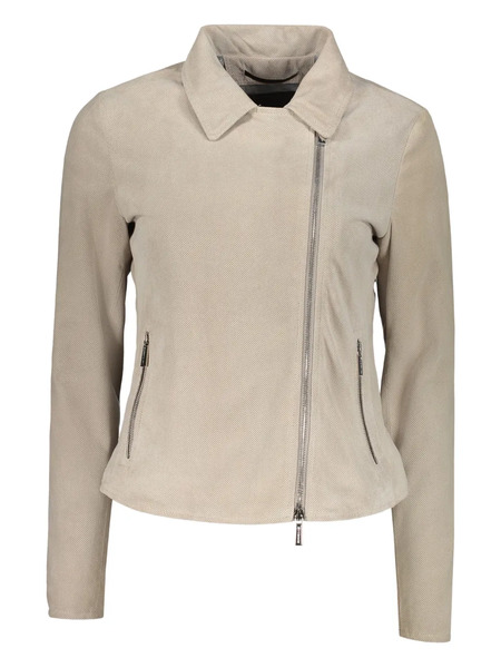  Moorer Leather Jacket - Neutrals 