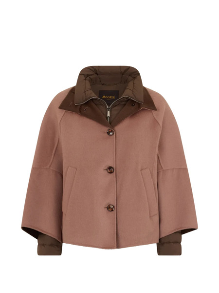  Moorer Lenie-cwb Cape Jacket - Brown 