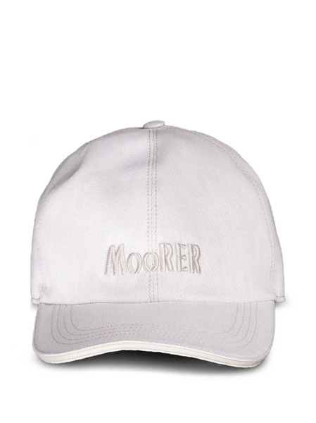  Moorer Logo-embroidered Baseball Cap - Neutrals 