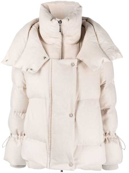  Moorer Medeira-ls9 Padded Jacket - Neutrals 