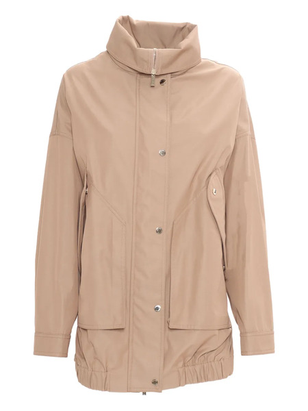  Moorer Olinda Drawstring-waist Jacket - Neutrals 