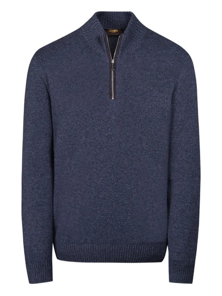  Moorer Osmund-cws High-neck Sweater - Blue 