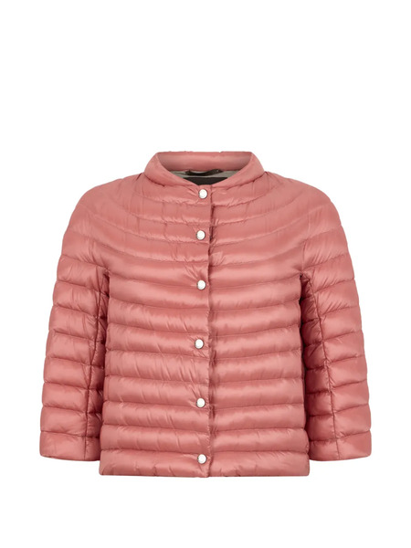 Moorer Padded Button Puffer Jacket - Pink 