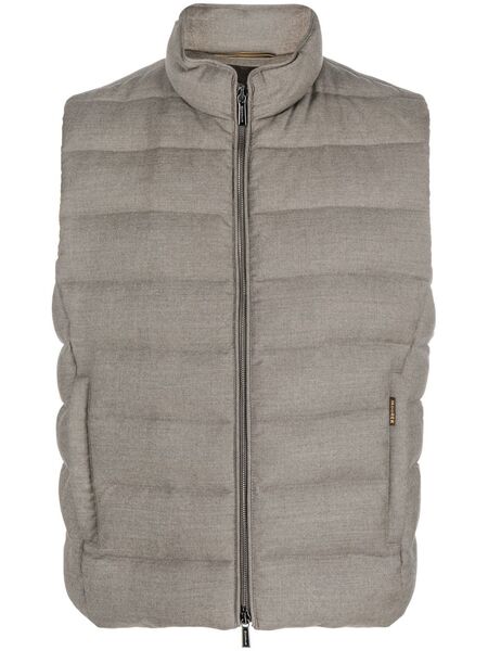  Moorer Padded Down Gilet - Neutrals 
