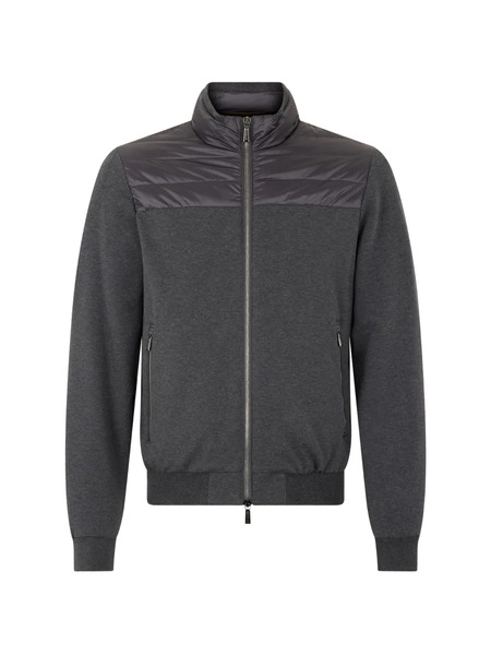  Moorer Panelled Zip-up Jacket - Grey 