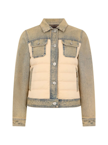  Moorer Petunia Quilted-panel Jacket - Neutrals 