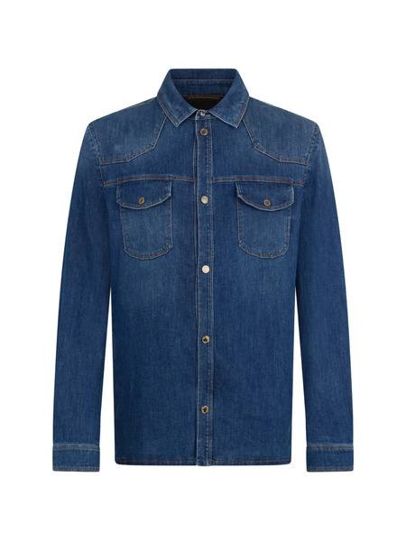  Moorer Pocket Jacket - Blue 
