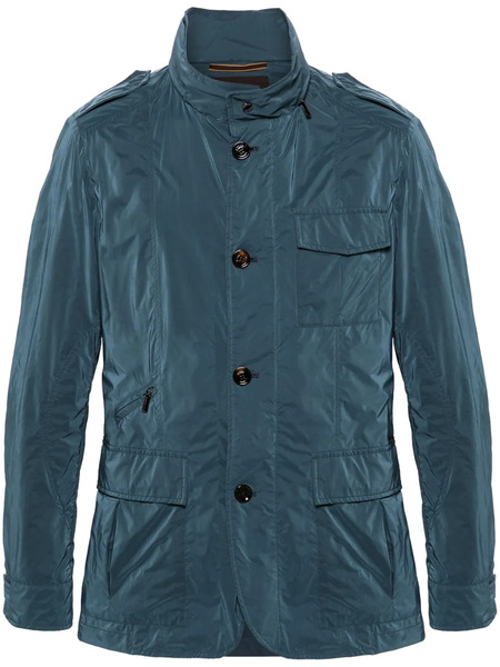  Moorer Porto-os Military Jacket - Blue 