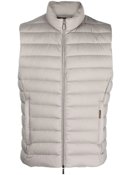 Moorer Quilted-finish Zip-up Gilet - Neutrals 