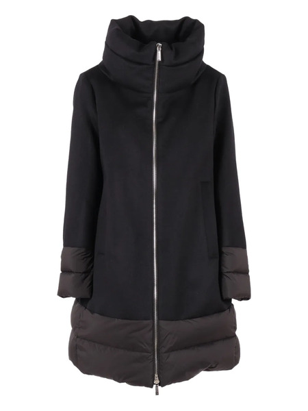  Moorer Quilted Wool-cashmere Blend Single-breasted Coat - Black 
