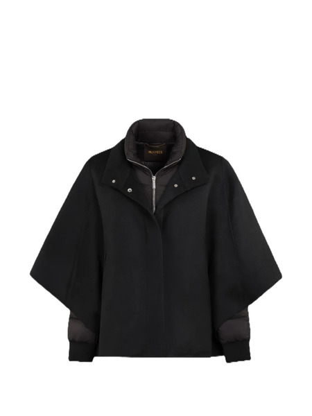  Moorer Resia Cape Jacket - Black 