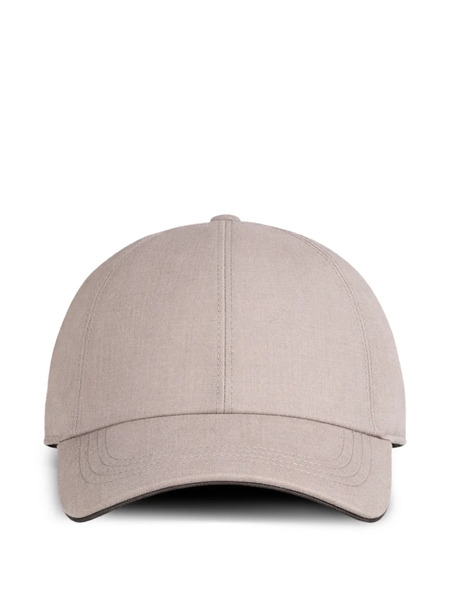  Moorer Robinson-pum Curved-peak Baseball Cap - Neutrals 