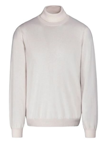  Moorer Roll-neck Cashmere-blend Sweater - Neutrals 