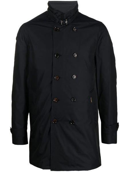  Moorer Sc-morandi-km Double-breasted Coat - Blue 