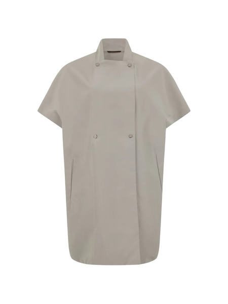  Moorer Short-sleeves Overcoat - Grey 