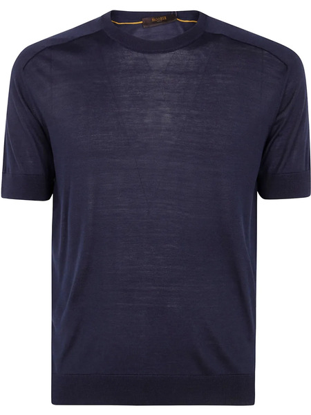  Moorer Silk T-shirt - Blue 
