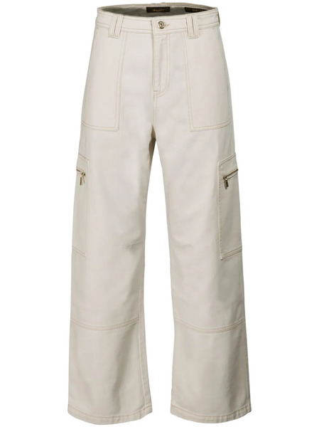  Moorer Straight-leg Trousers - Neutrals 