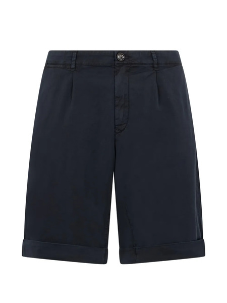  Moorer Turn-up Trousers - Blue 