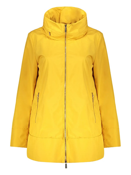  Moorer Waterproof Hooded Coat - Yellow 