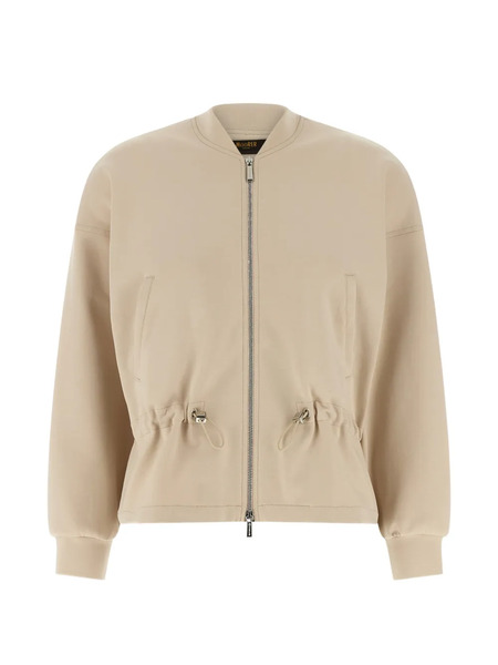  Moorer Zip Cotton Sweatshirt - Neutrals 