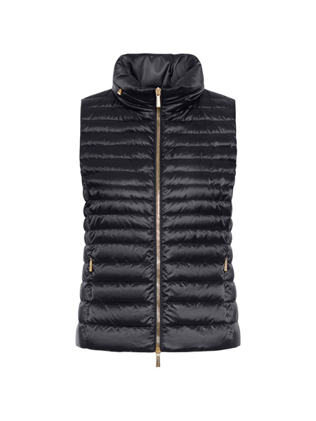  Moorer Zip-up Gilet - Black 