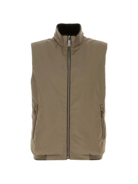  Moorer Zip-up Gilet - Neutrals 